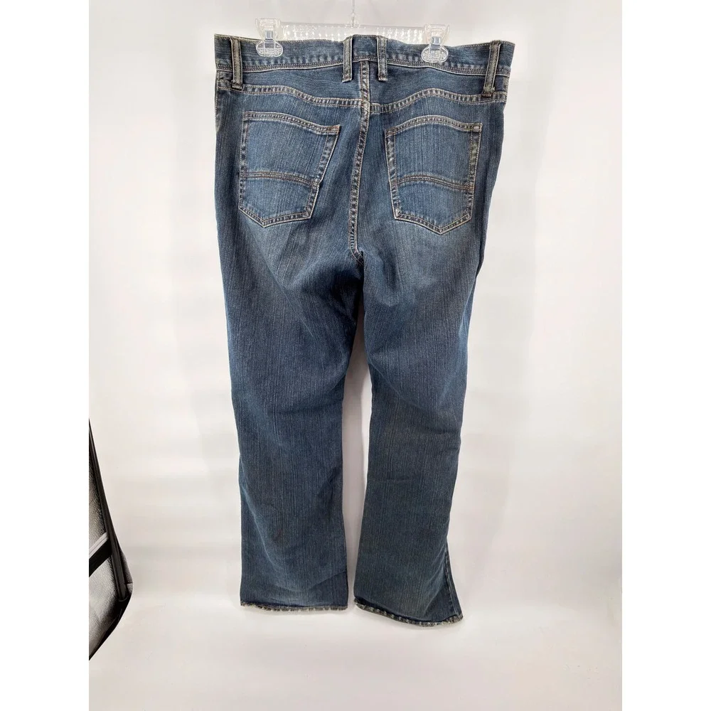 Arizona Jean Co Men's 36x34 Loose Straight Leg‎ Jeans Blue Denim 100% Cotton